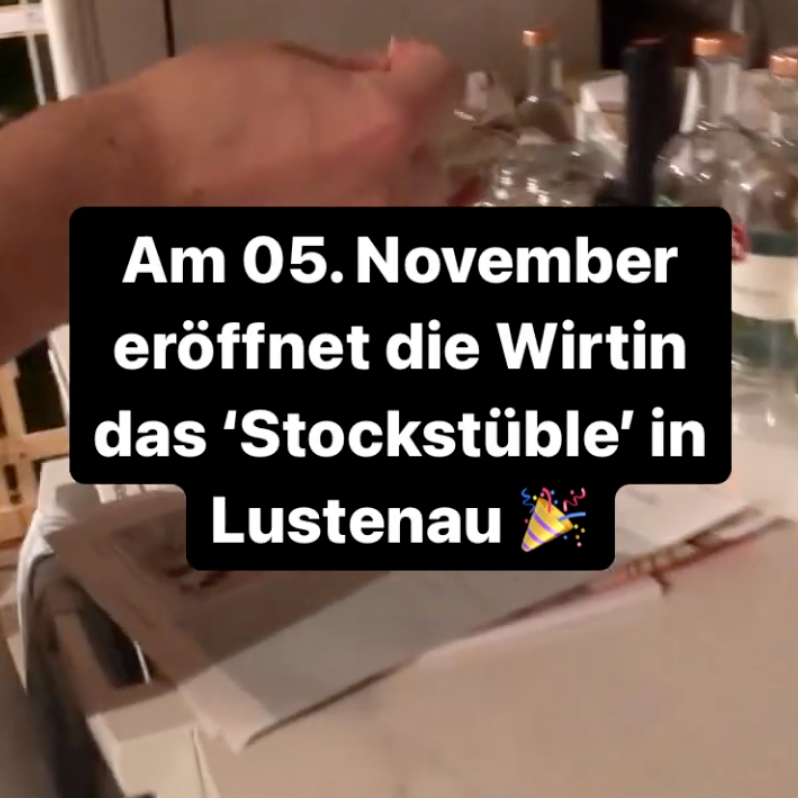Am 05. November 2023 eröffnet das Stöckstüble in Lsutenau mit Nadine Maikranz