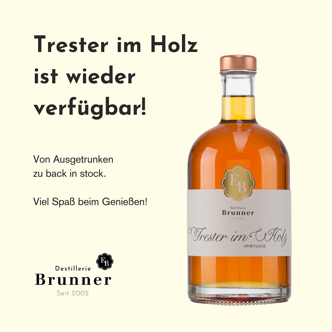 🎉 Trester im Holz ist wieder verfügbar