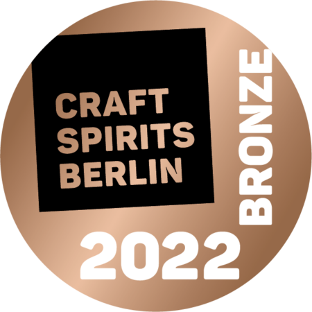 Craft Spirits Berlin Awards 2022 Bronze Medaille für die Mandarine der Destillerie Brunner.